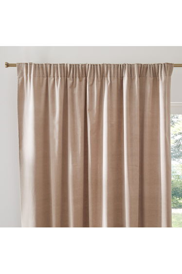 Velvet Gathered Braid Velvet Curtain product thumbnail 4