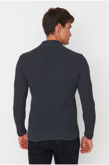 Sweater - Gray - Fitted product thumbnail 4