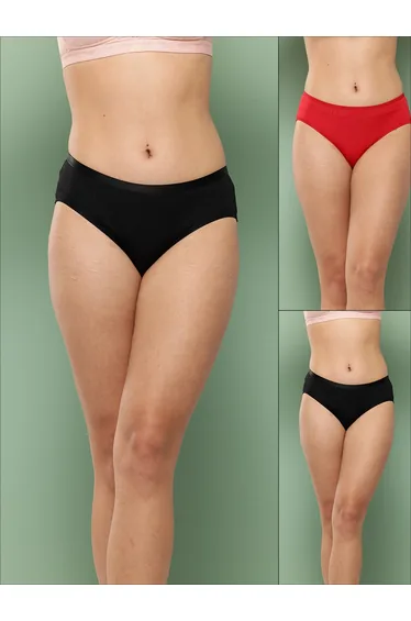 Pack of 2 - Solid Hipster Briefs