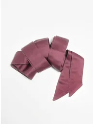 Maya Desert Rose Satin Sash Belt - 1