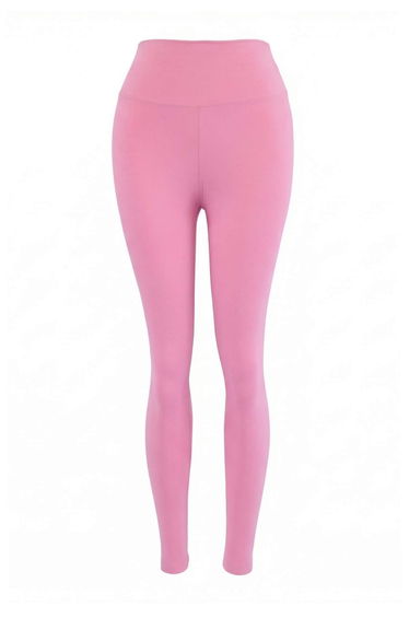 Pink Brushed Scuba Leggings Sports Leggings product thumbnail 3