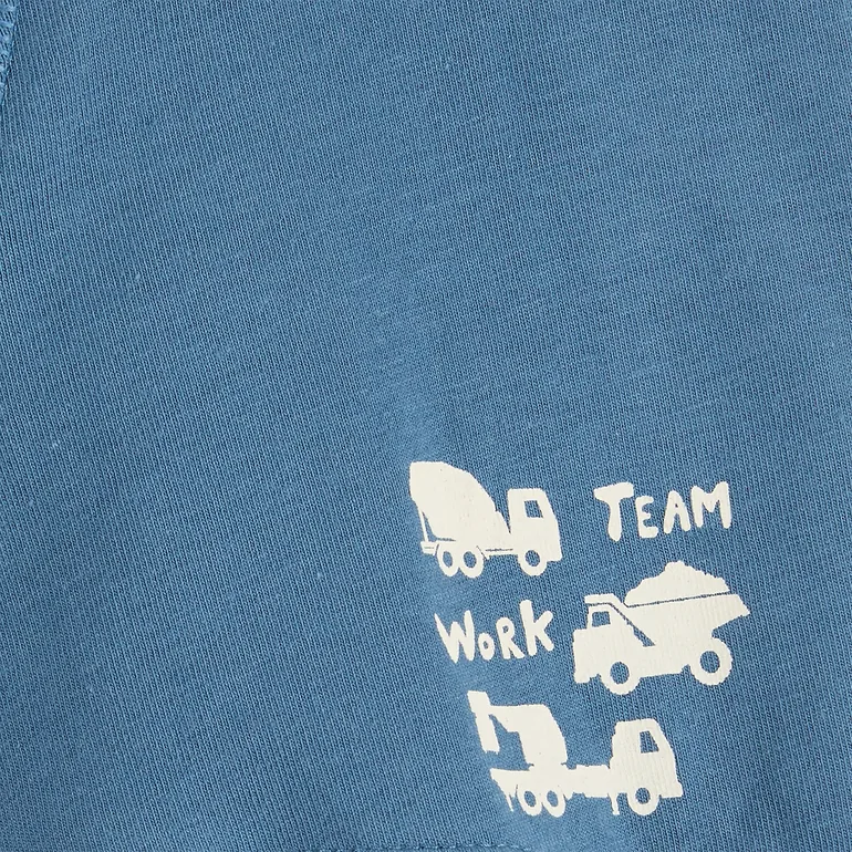 Pack of 5 Striped/Construction Vehicle Print Boxers - 2