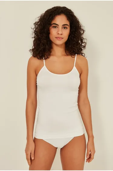 Seamless Thin Strap Undershirt