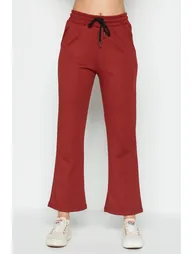 Wide Leg Bell-bottom Sweatpants - 2
