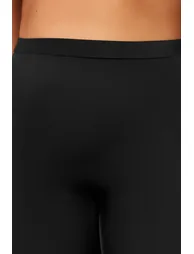 Black High Waist Knitted Bikini Bottom - 5