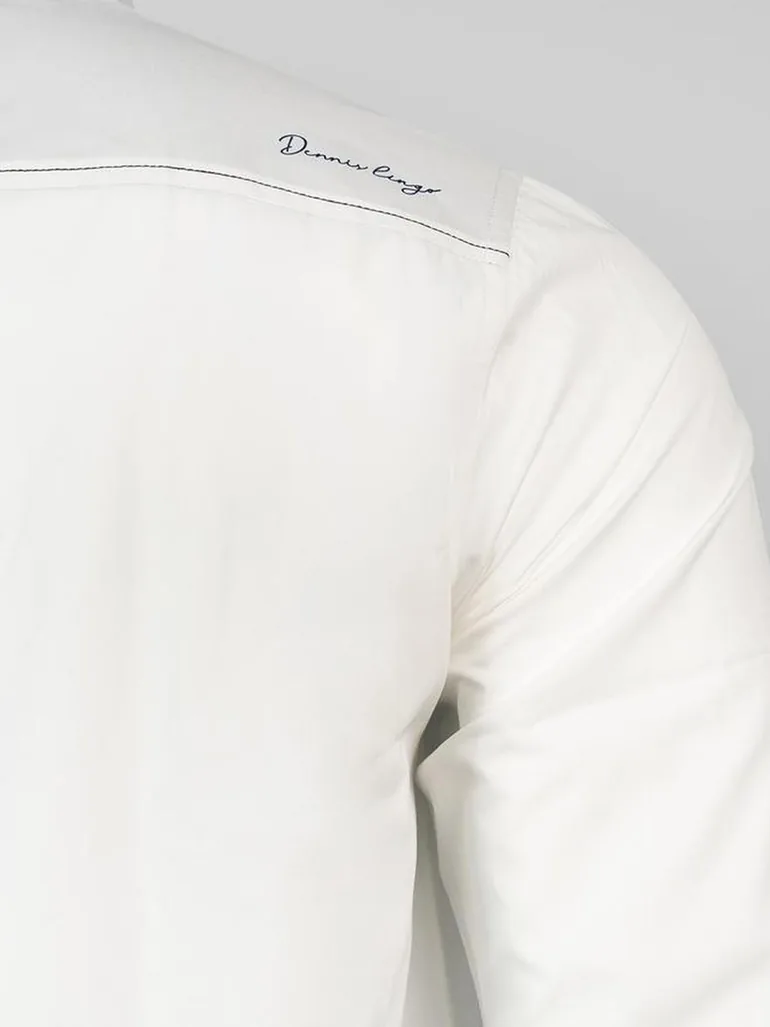 Men Solid Spread Collar Casual Shirt - 2