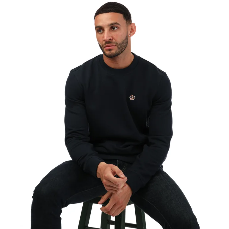 Men's Ted Baker Hatton Sweatshirt in Blue - 3
