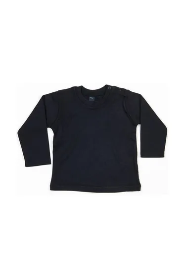 تيشيرت أطفال سادة بأكمام طويلة