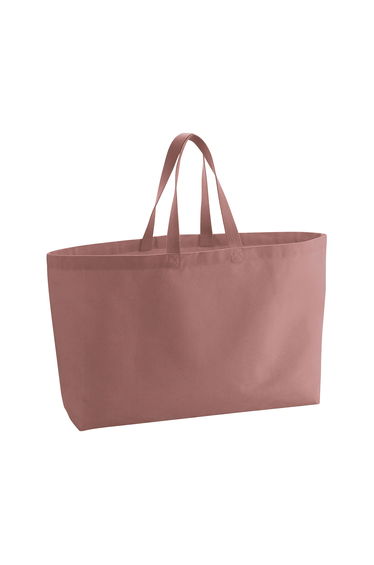 Westford Mill Canvas Oversized Tote Bag - Rose Pink