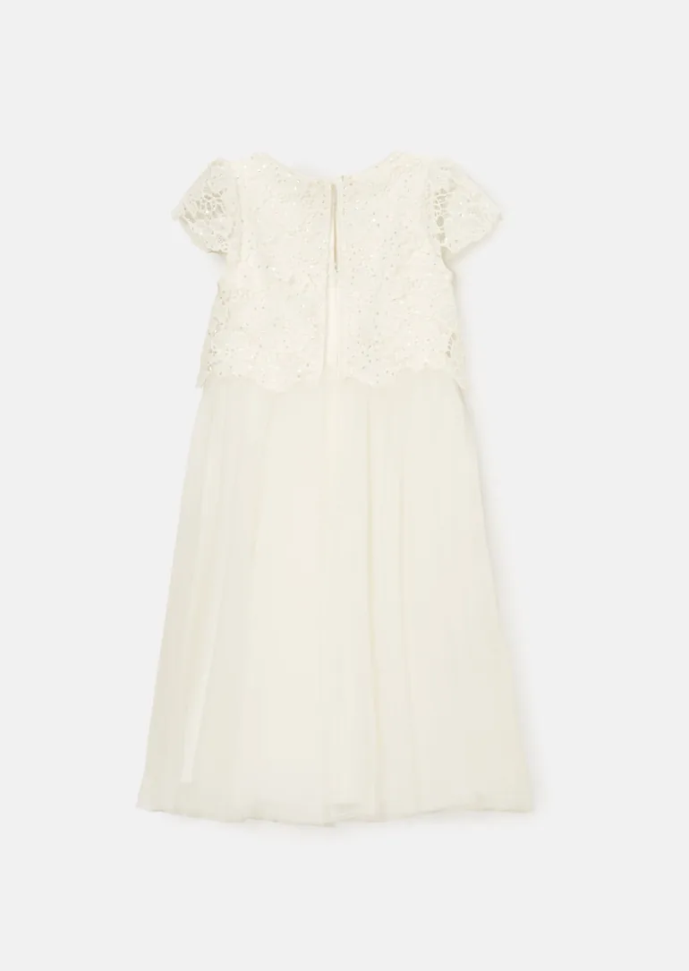 Esme Ivory Lace Dress - 4