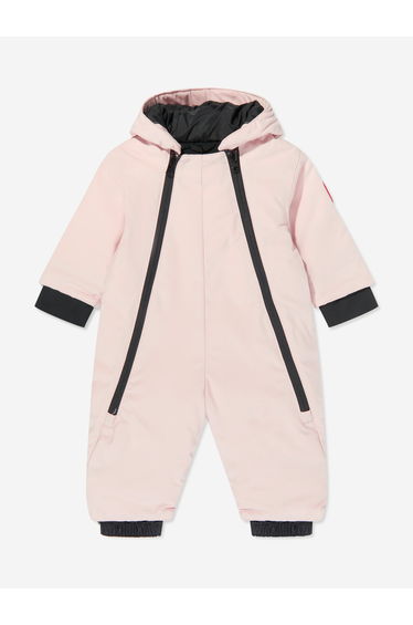 Canada Goose Baby Girls Down Padded Lamb Snowsuit in Pink