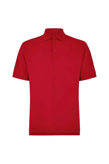 Kustom Kit Mens Klassic Piqué Polo Shirt - Red