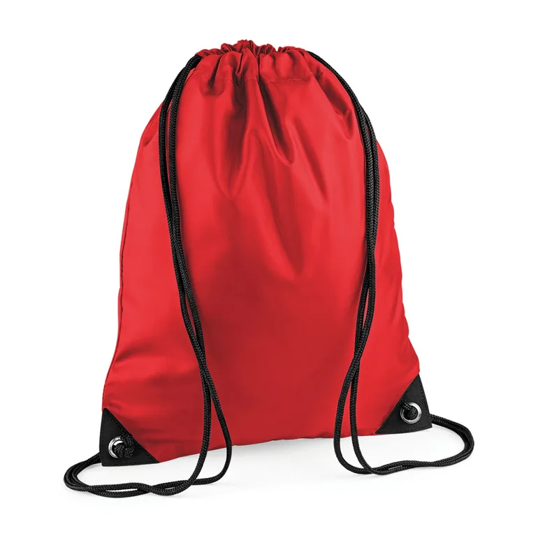 Bagbase Premium Drawstring Bag - Bright Red
