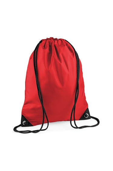 Bagbase Premium Drawstring Bag - Bright Red
