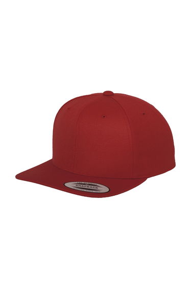 Yupoong Mens The Classic Premium Snapback Cap - Red