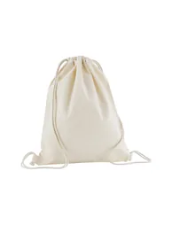 Westford Mill Organic Cotton Drawstring Bag - Natural