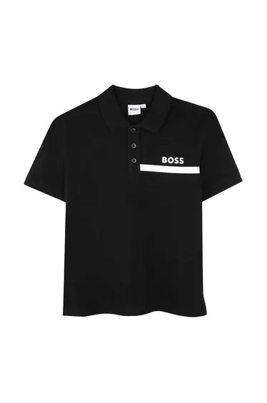 Boss Mens Regular Polo Shirt - Black