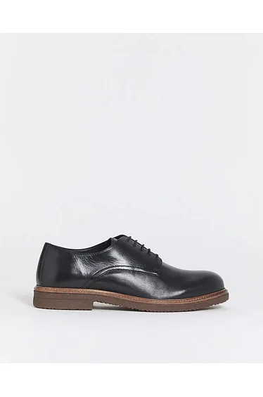 Leather Derby Shoe Wide Fit