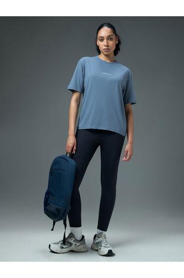 Women Boxy Fit Round Neck Sports T-Shirt