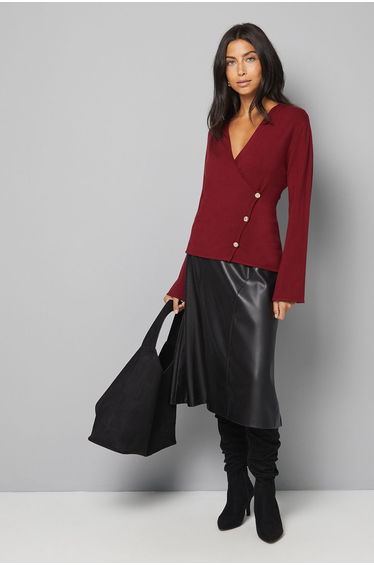 Wrap Front Jumper
