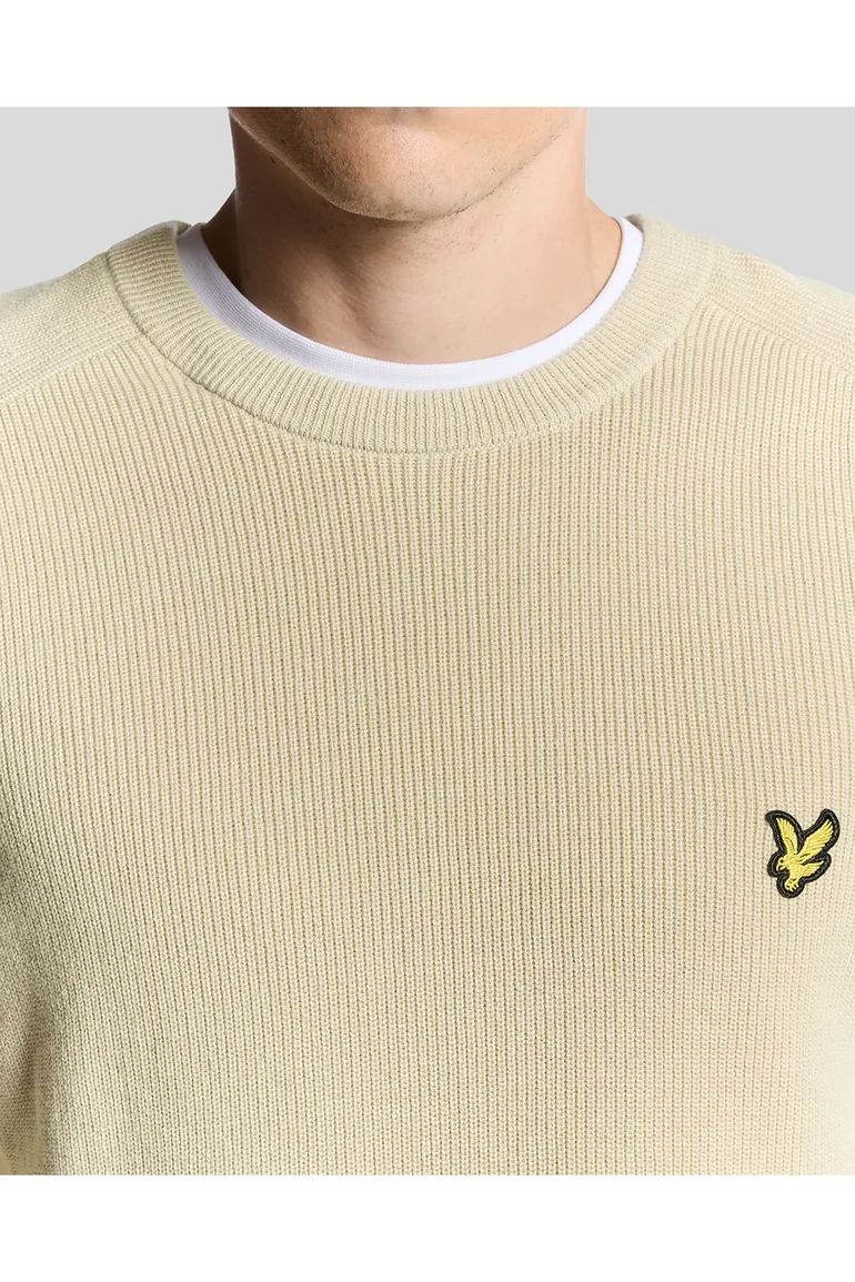 Engineered Rib Crew Neck Grey Taupe - 2