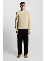 Engineered Rib Crew Neck Grey Taupe