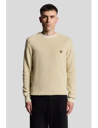 Engineered Rib Crew Neck Grey Taupe - 1