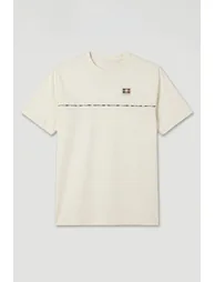 Club Check Piping T-Shirt Old White
