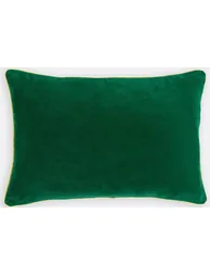 Gusali Rectangular Two-Tone Cushion Cover 60x40cm in Velour