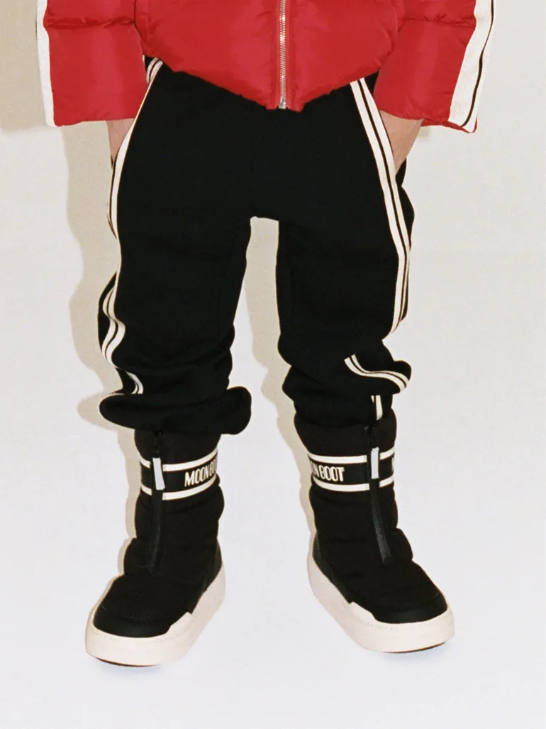 Moon Boot Kids JR Park Zip High WP Boots in Black - 1