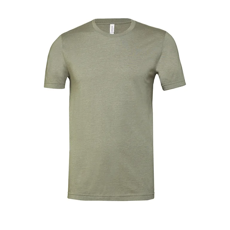 Bella + Canvas Adults Unisex Heather CVC T-Shirt - Heather Stone