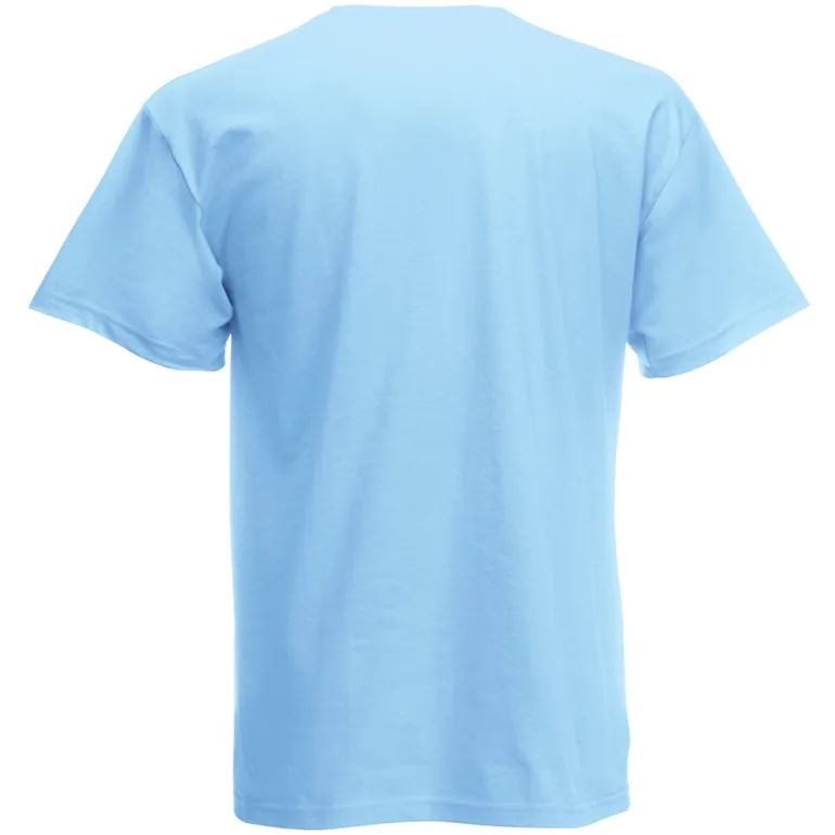 Mens Short Sleeve Casual T-Shirt - Light Blue - 1