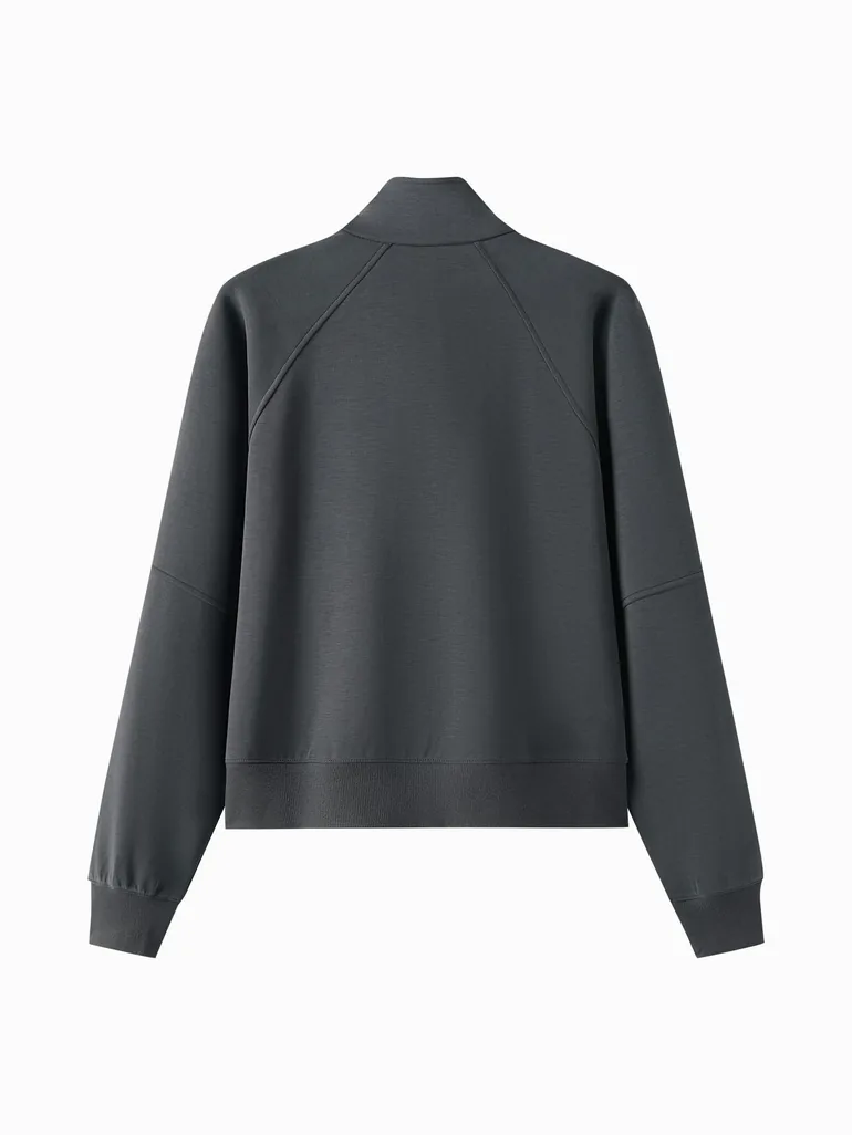 Women's Smartech Half Zip Sweatshirt With High Neck - 1