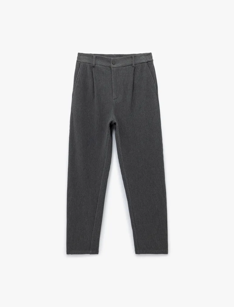 Ribbed Chino Trousers - 2