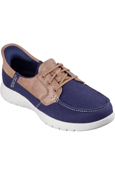 Skechers Womens/Ladies On The Go Flex Palmilla Boat Shoes - Navy