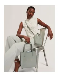 Crinkle Small Icon Bag Mid Grey
