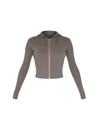 Charcoal Zip Up Ribbed Track Top - 4
