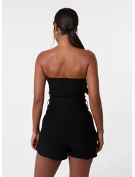 Bandeau Combat Playsuit With Belt - 3