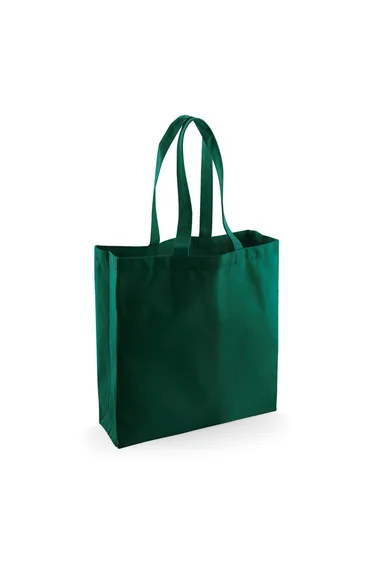 Westford Mill Fairtrade Cotton Classic Tote Shopping Bag - Bottle Green