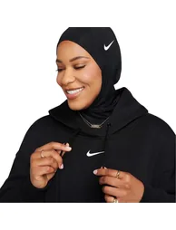 Nike Womens/Ladies Phoenix Fleece Pull Over Oversized Hoodie - Black/White - 2