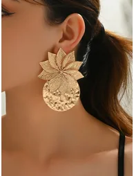 Floral Studs Earrings - 1