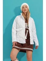 Winter Jacket - White - Puffer - 1