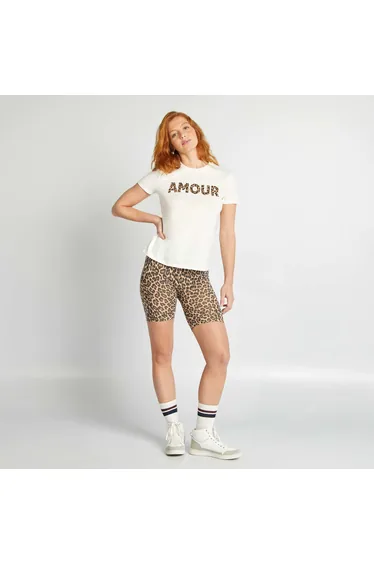 Printed T-shirt WHITE