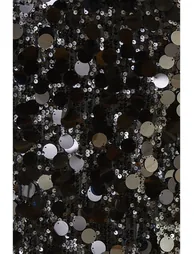 Yumi Black Big Sequin Mini Skirt - 6