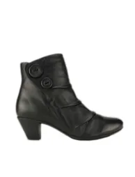 Cipriata Womens/Ladies Emma Button Ankle Boot - Black - 1