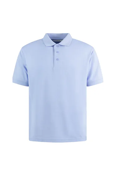 Kustom Kit Mens Klassic Superwash Short Sleeve Polo Shirt - Light Heather Blue