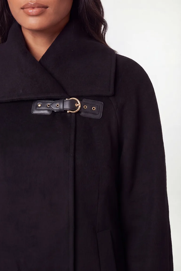 Principles By Wallis Waisted Pocket Detail Easy Utility Midi Coat - 3