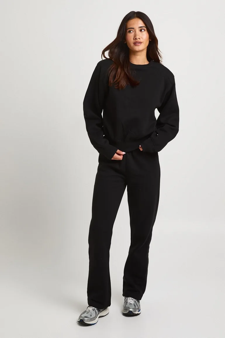 Low Rise Slim Straight Jogger - black - 2