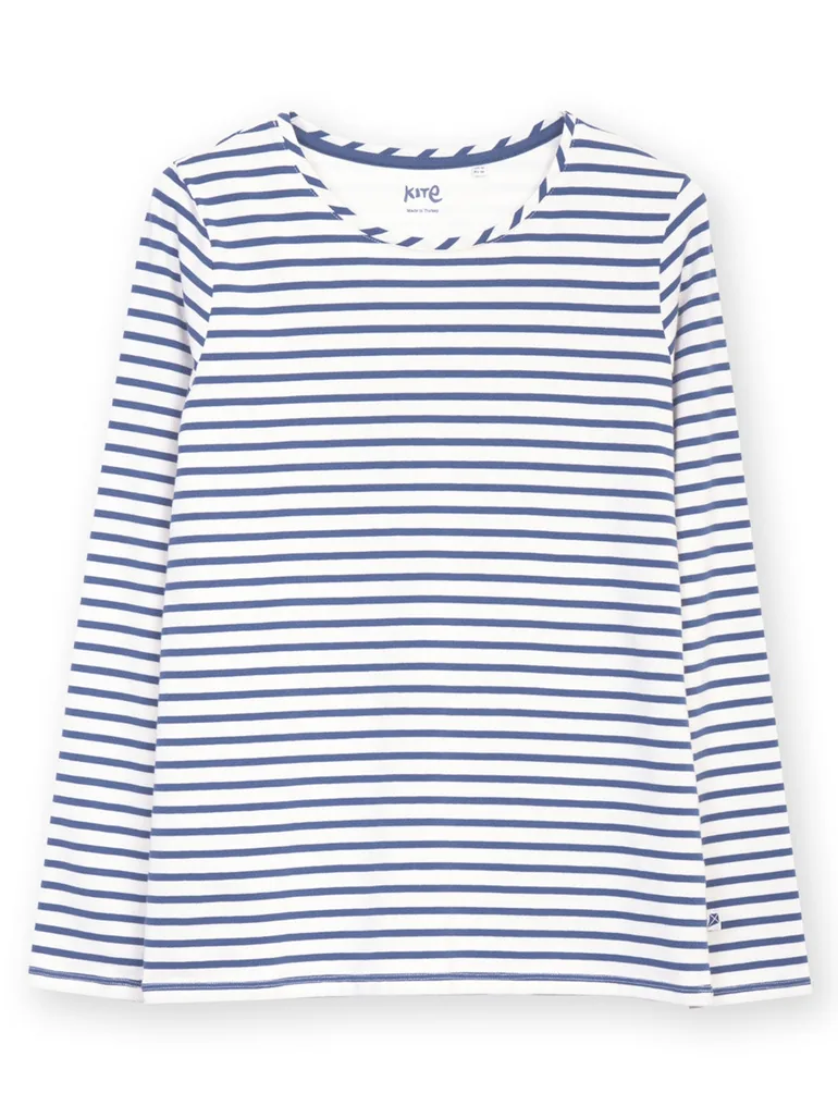 Tarrant jersey top navy stripe - 1