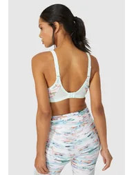 High Impact Padded Wired Bra - jade - 2